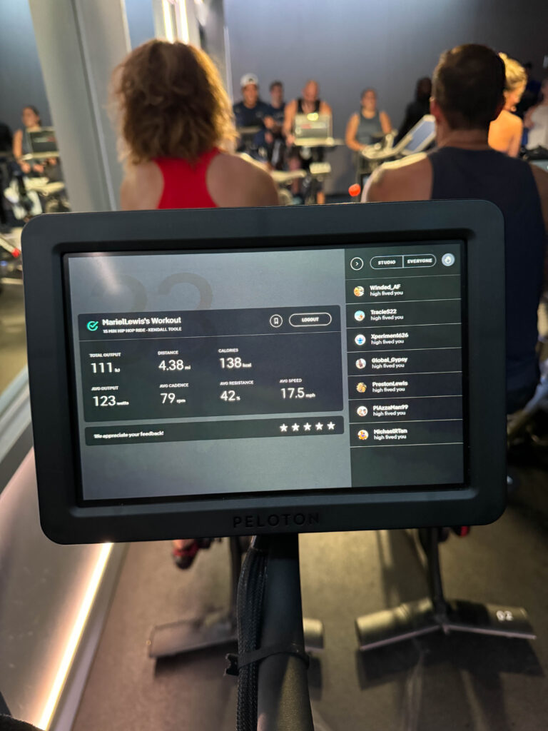 My Peloton Studios New York Live Class Experience