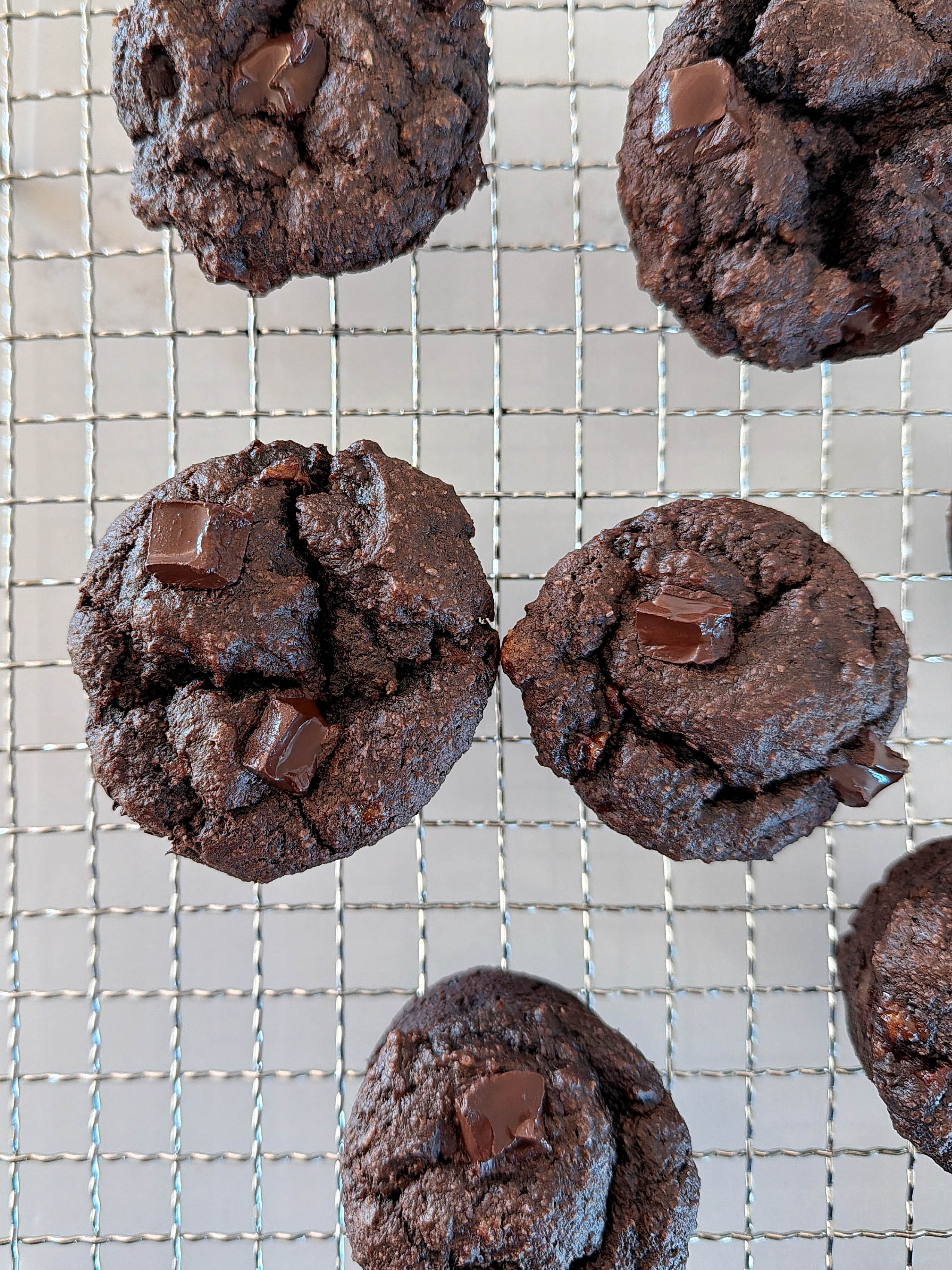 Tahini Banana Chocolate Chip Muffins